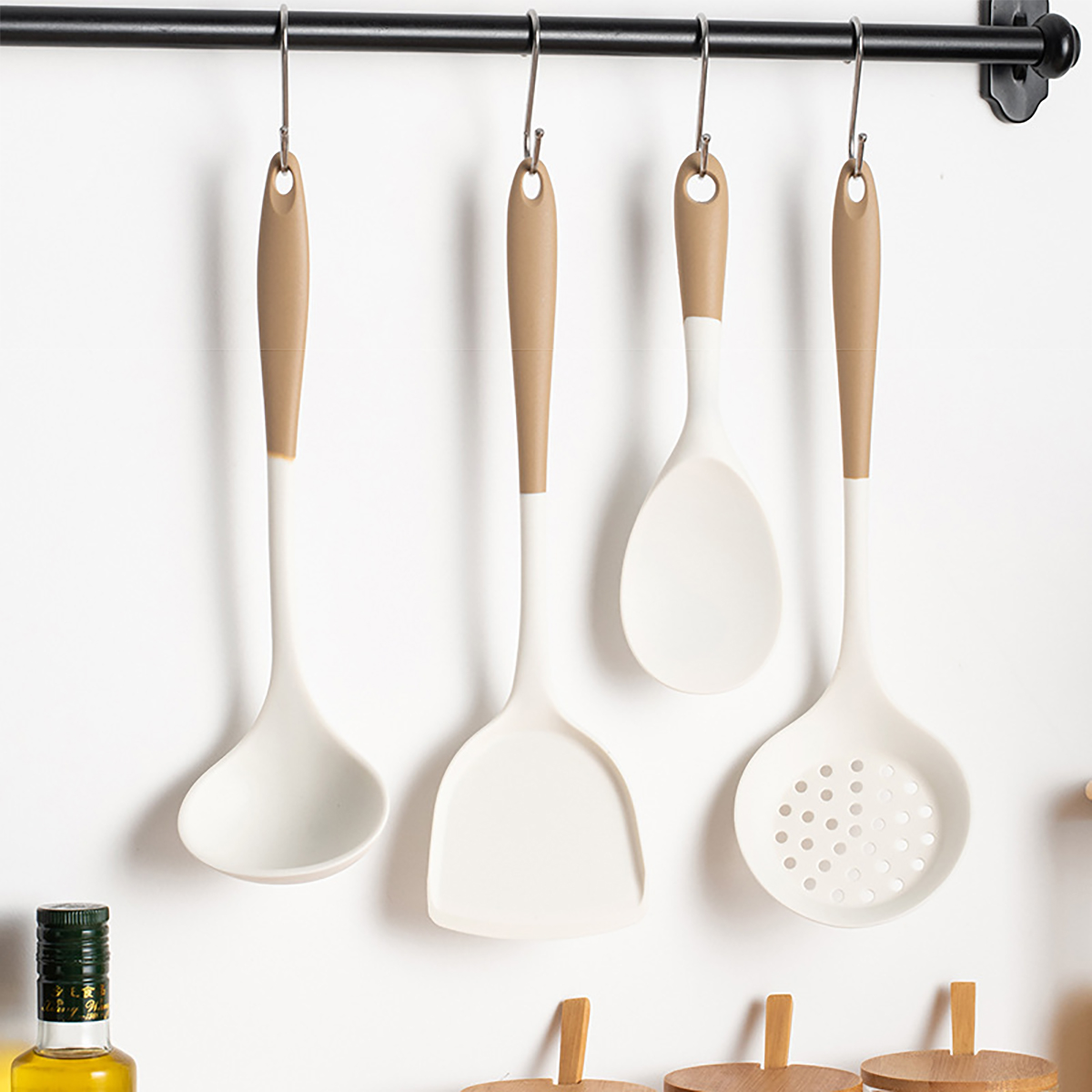 Home Cooking Services - 실리콘 주방 용품 세트, 냄비 삽,