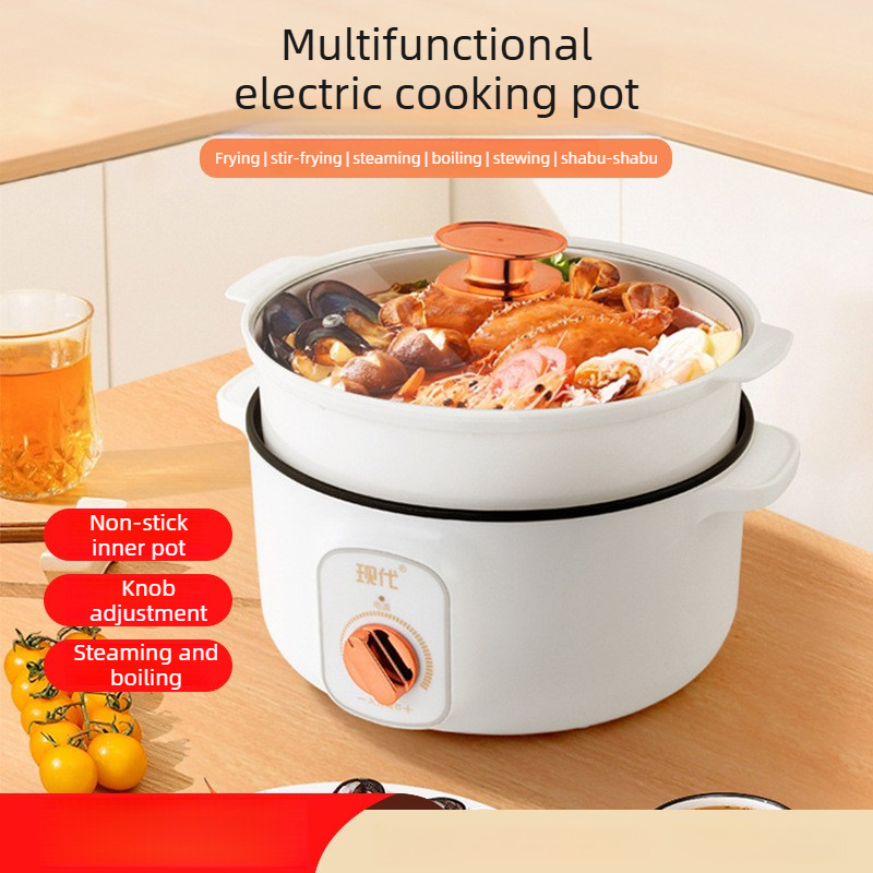 Home Cooking Appliances - 다기능 미니 전기 핫팟 휴대용 학생