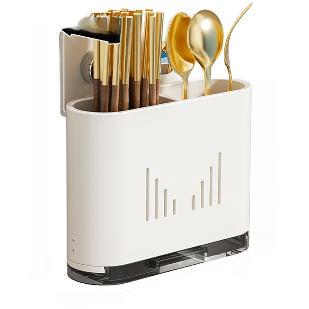 Home Cooking Utensils - 벽걸이식 식기구 홀더(수저, 젓가락, 조리도구용 배수