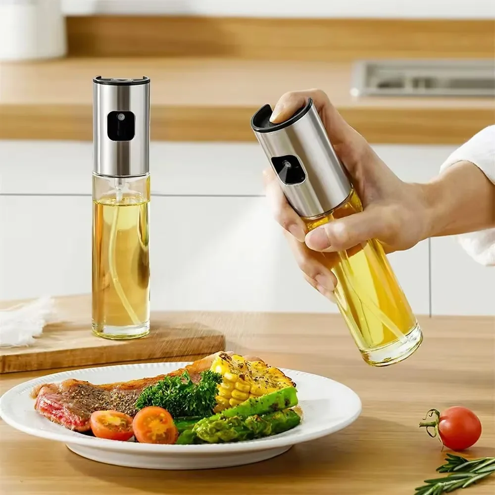 Home Cooking Utensil Set - 요리용 유리 오일 스프레이어, 샐러드 바베큐