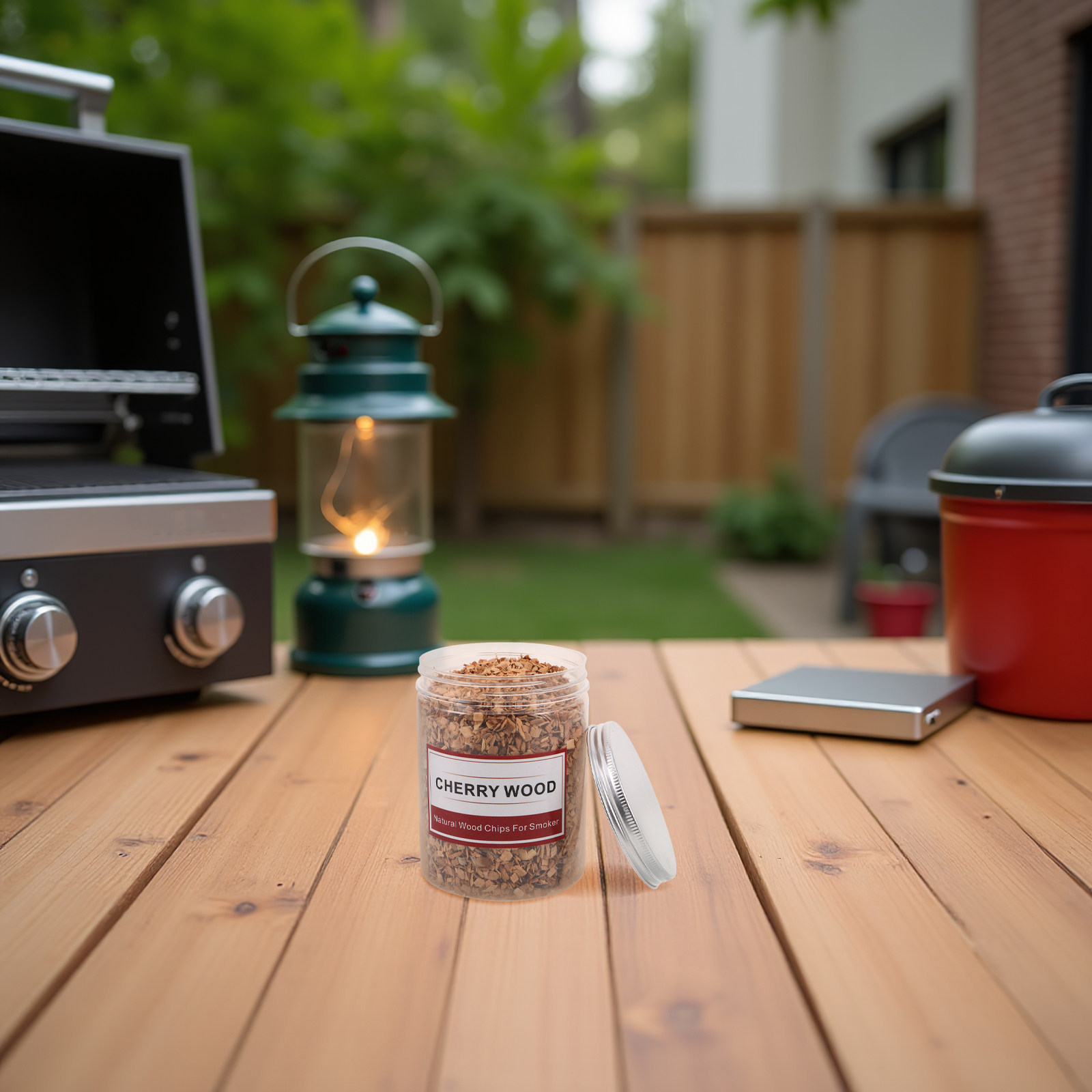 Smoker Box Wood Chip - 1박스 체리 훈연칩 천연 나무 훈연칩