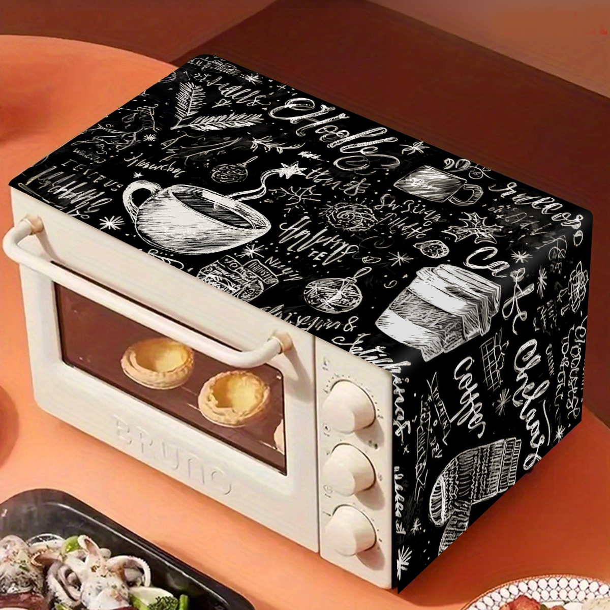 35x85cm 폴리에스터 전자레인지 먼지 커버 혼합 테 - Home Cooking Appliances 리뷰 및 가격