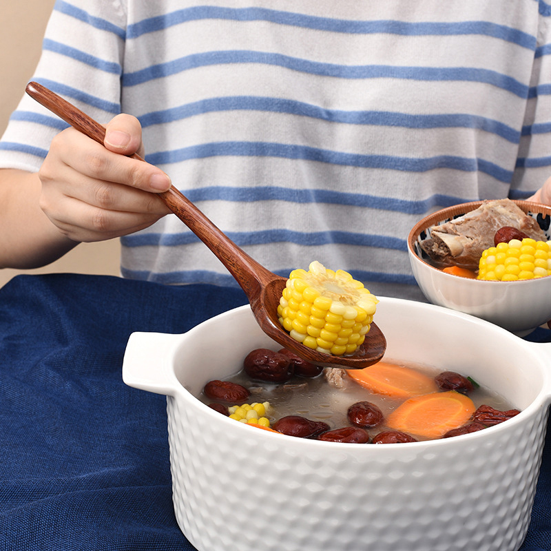 긴 손잡이 라면 나무 숟가락 일본식 주방 조리기구 식기 - Home Cooking Services 리뷰 및 가격
