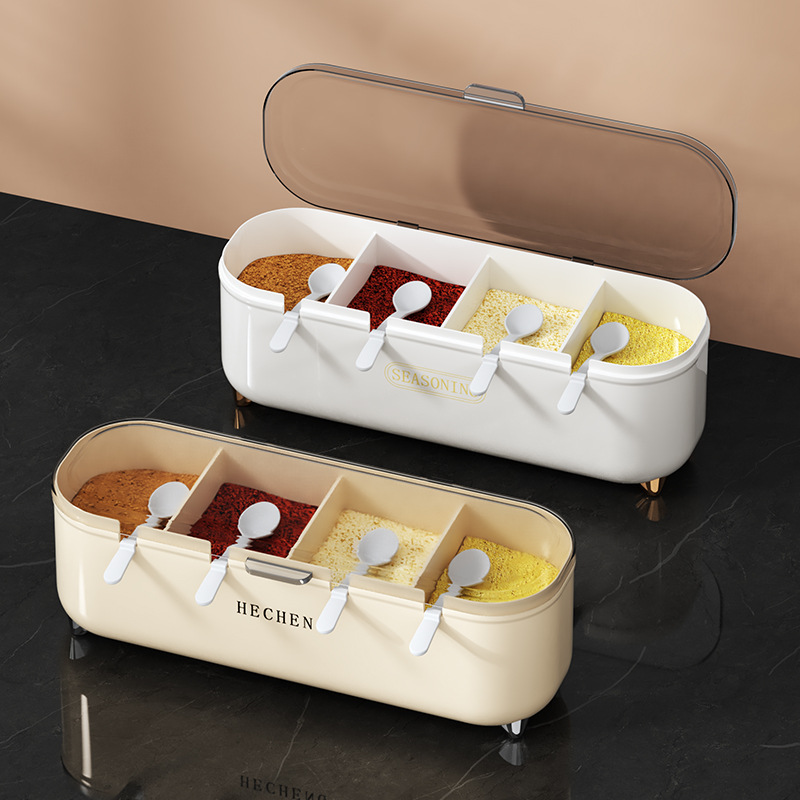 주방 양념통 세트 다중 격자 통합 보관 소금 조미료 4 - Home Cooking Utensils 리뷰 및 가격