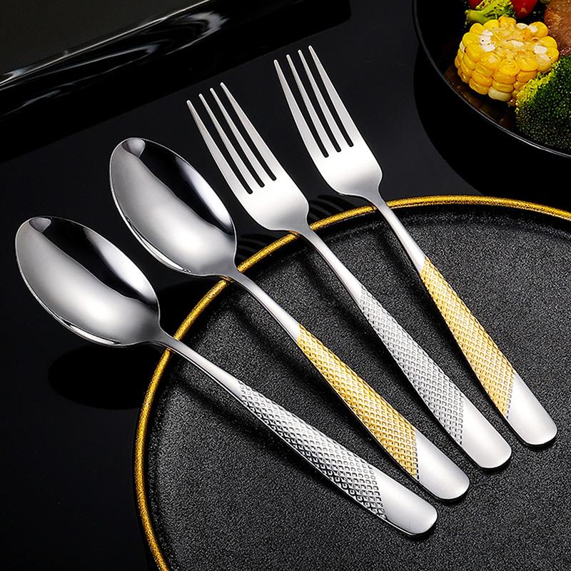 새로운 주방용품 세트 스테인리스 스틸 스푼 및 포크 세 - Home Cooking Utensil Set 리뷰 및 가격