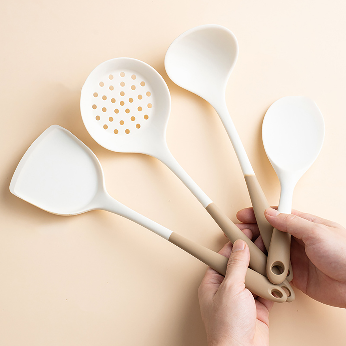 실리콘 주방 용품 세트, 냄비 삽, 누수 스푼, 수프  - Home Cooking Services 리뷰 및 가격