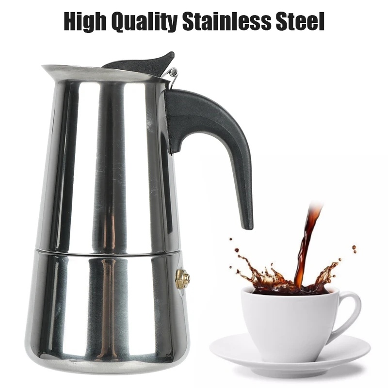 멀티컵 스테인리스 스틸 모카포트 스토브탑 에스프레소 메 - Home Cooking Appliances 리뷰 및 가격