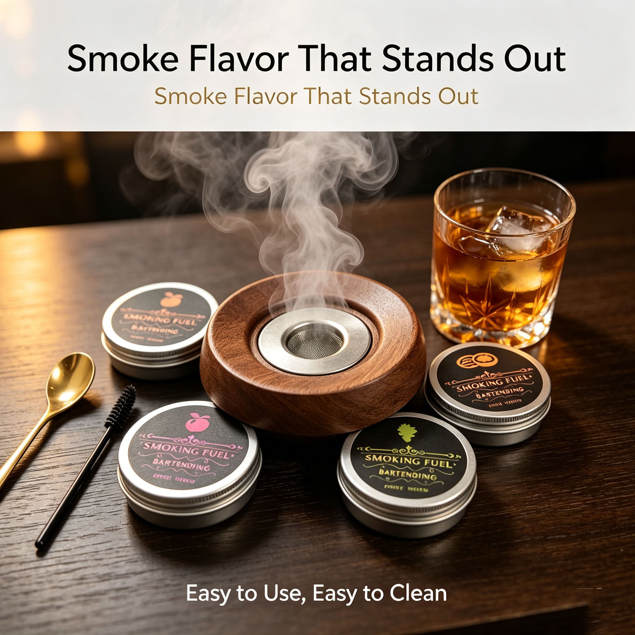 칵테일 스모커 세트 나무 스모크 후드 위스키 스모킹 칩 - Smoker Box Wood Chip 리뷰 및 가격