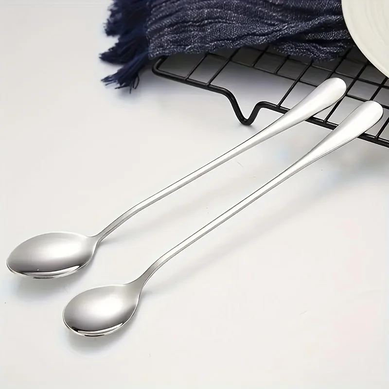 스테인리스 스틸 1/10개 롱 핸들 스푼 세트 - 식기 - Home Cooking Utensil Set 리뷰 및 가격
