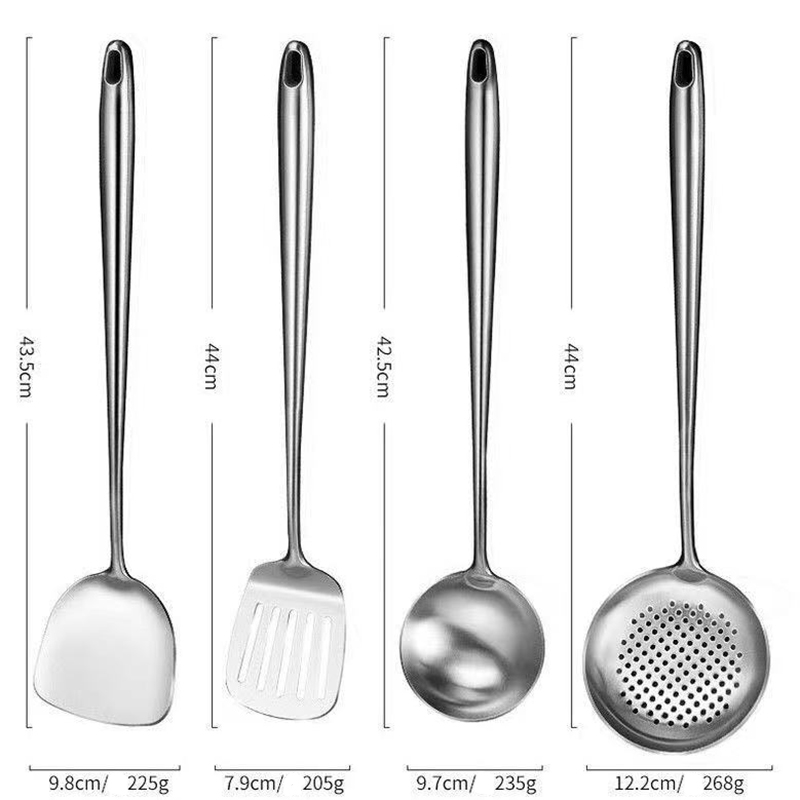 두꺼운 304 스테인리스 스틸 방열 주걱 세트, 요리용 - Home Cooking Utensil Set 리뷰 및 가격