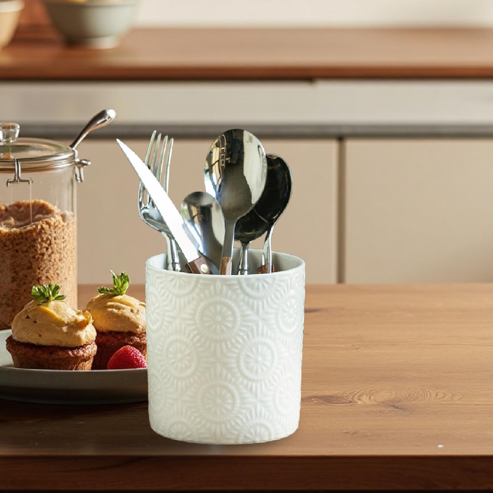 세라믹 식기류 홀더 데스크 정리함 젓가락 펜 홀더 가정 - Home Cooking Utensils 리뷰 및 가격