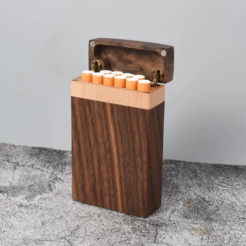 고품질 블랙 월넛 나무 휴대용 담배 케이스 프리미엄 레 - Smoker Box Wood Chip 리뷰 및 가격