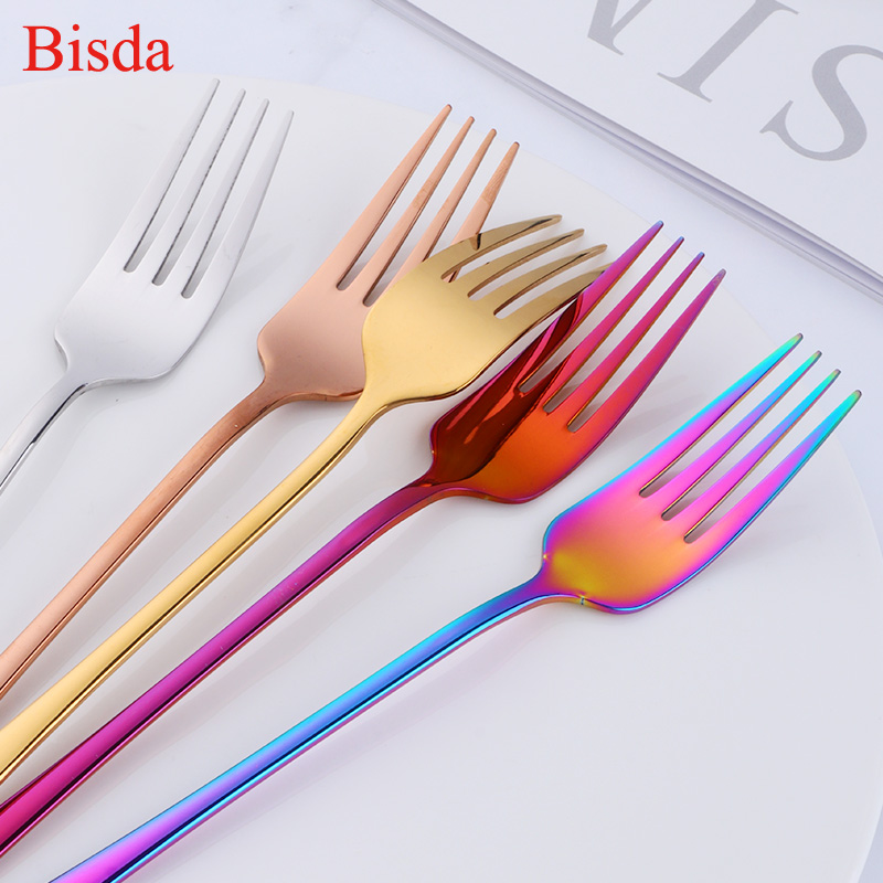 1 개/대 스테인레스 스틸 포크 숟가락 포크 골드 식기 - Home Cooking Utensil Set 리뷰 및 가격