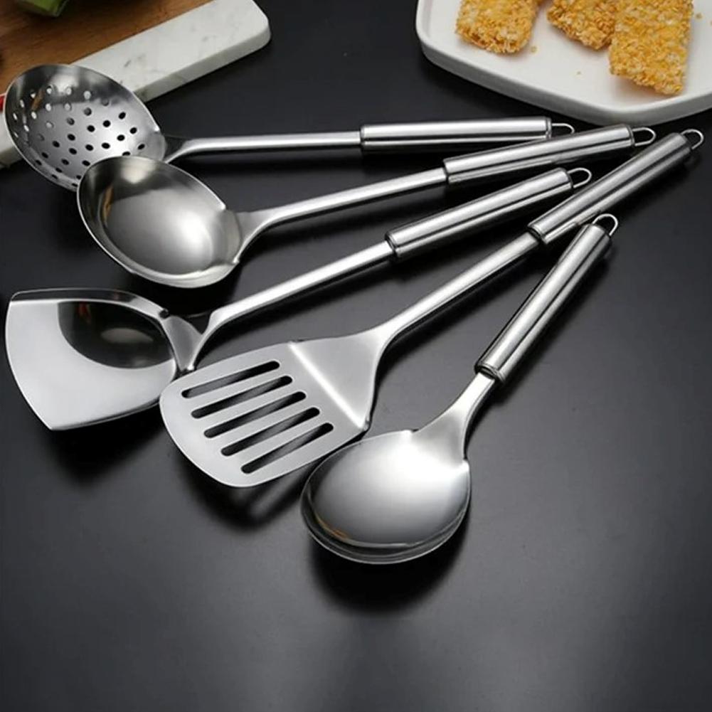 5개 세트 스테인리스 스틸 실용적인 주방 도구 세트 요 - Home Cooking Utensil Set 리뷰 및 가격