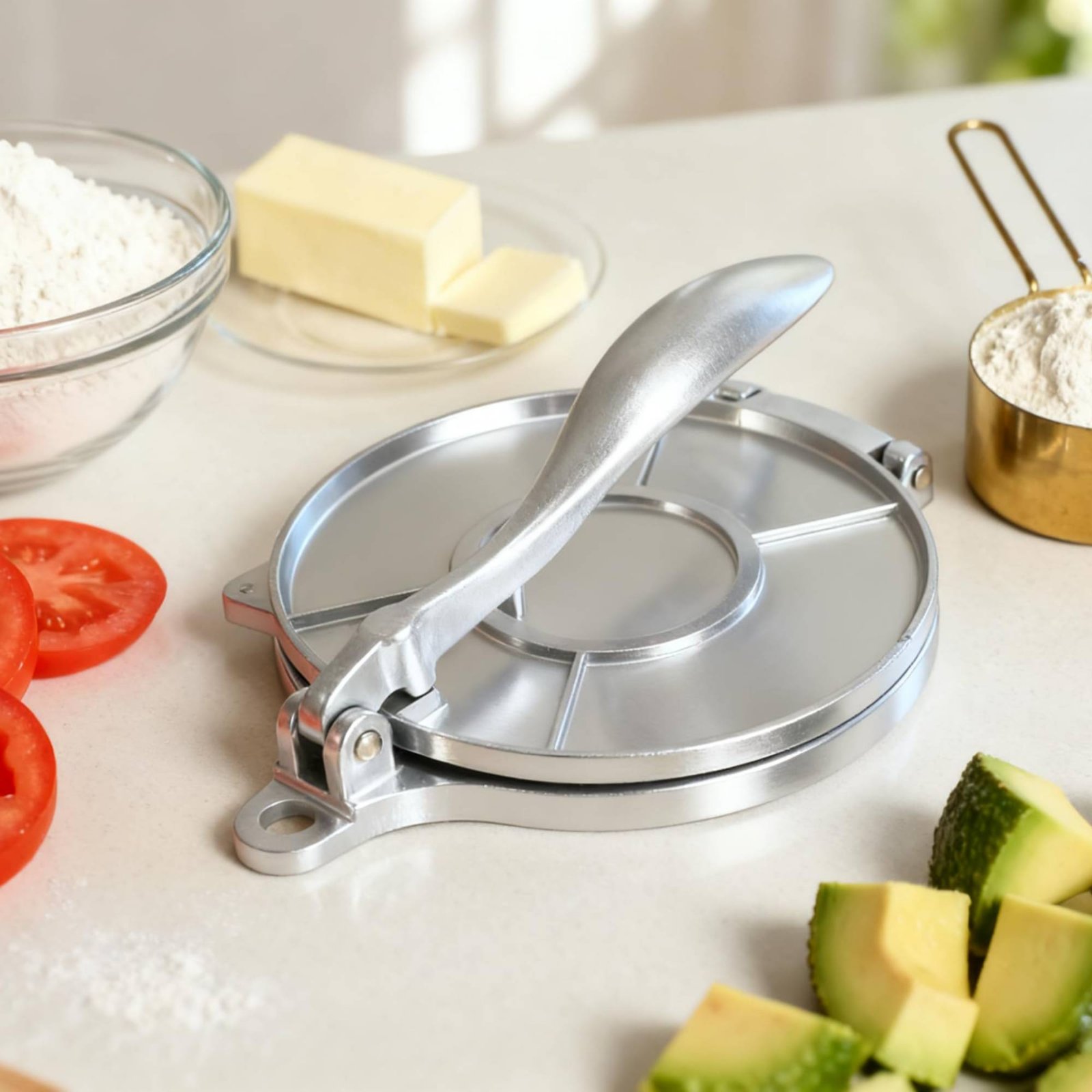 토르티야 프레스, 알루미늄 로티 틀, 만두피 프레스,  - Home Cooking Utensils 리뷰 및 가격