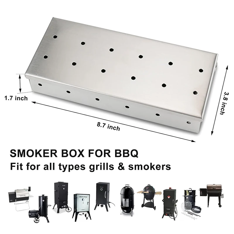 스테인리스 스틸 우드칩 스모커 박스, 뒤틀림 없는 바베 - Smoker Box Wood Chip 리뷰 및 가격