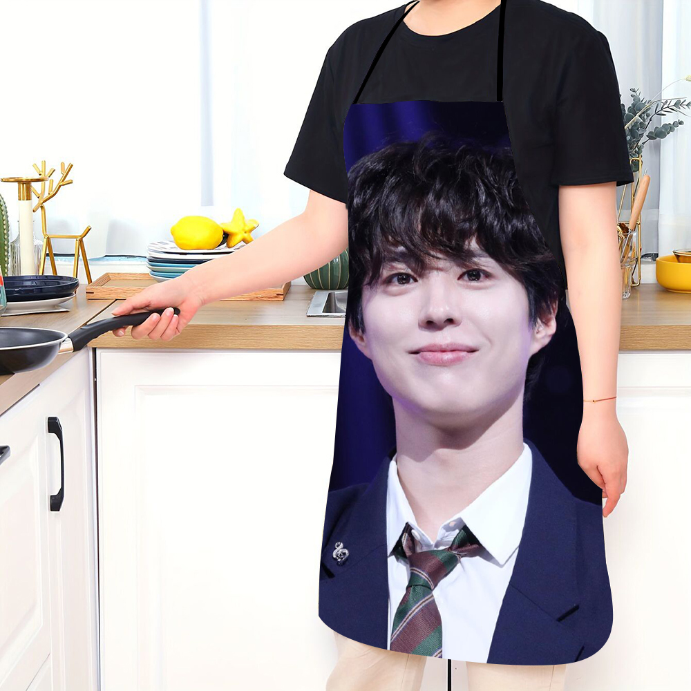 가정용 주방용 Park Bo Gum 앞치마 방수 및 내 - Home Cooking Work 리뷰 및 가격